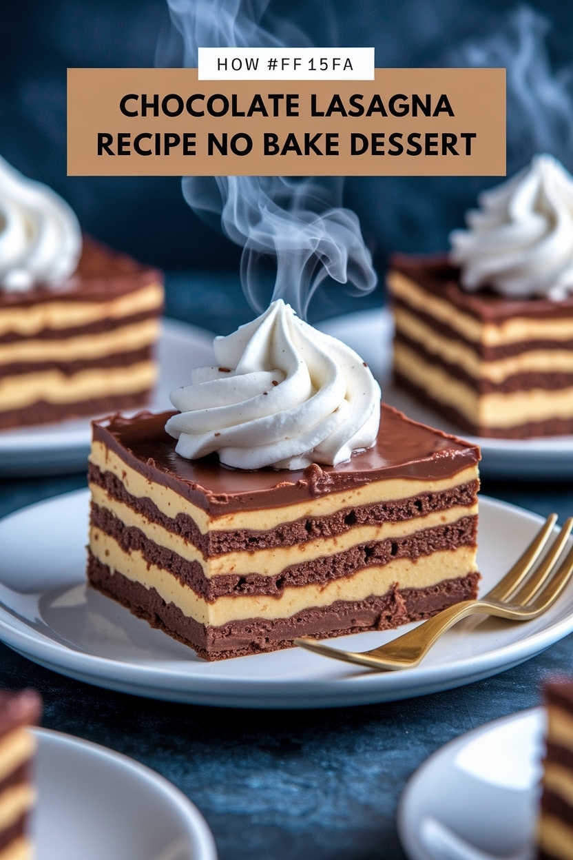 chocolate lasagna recipe no bake dessert