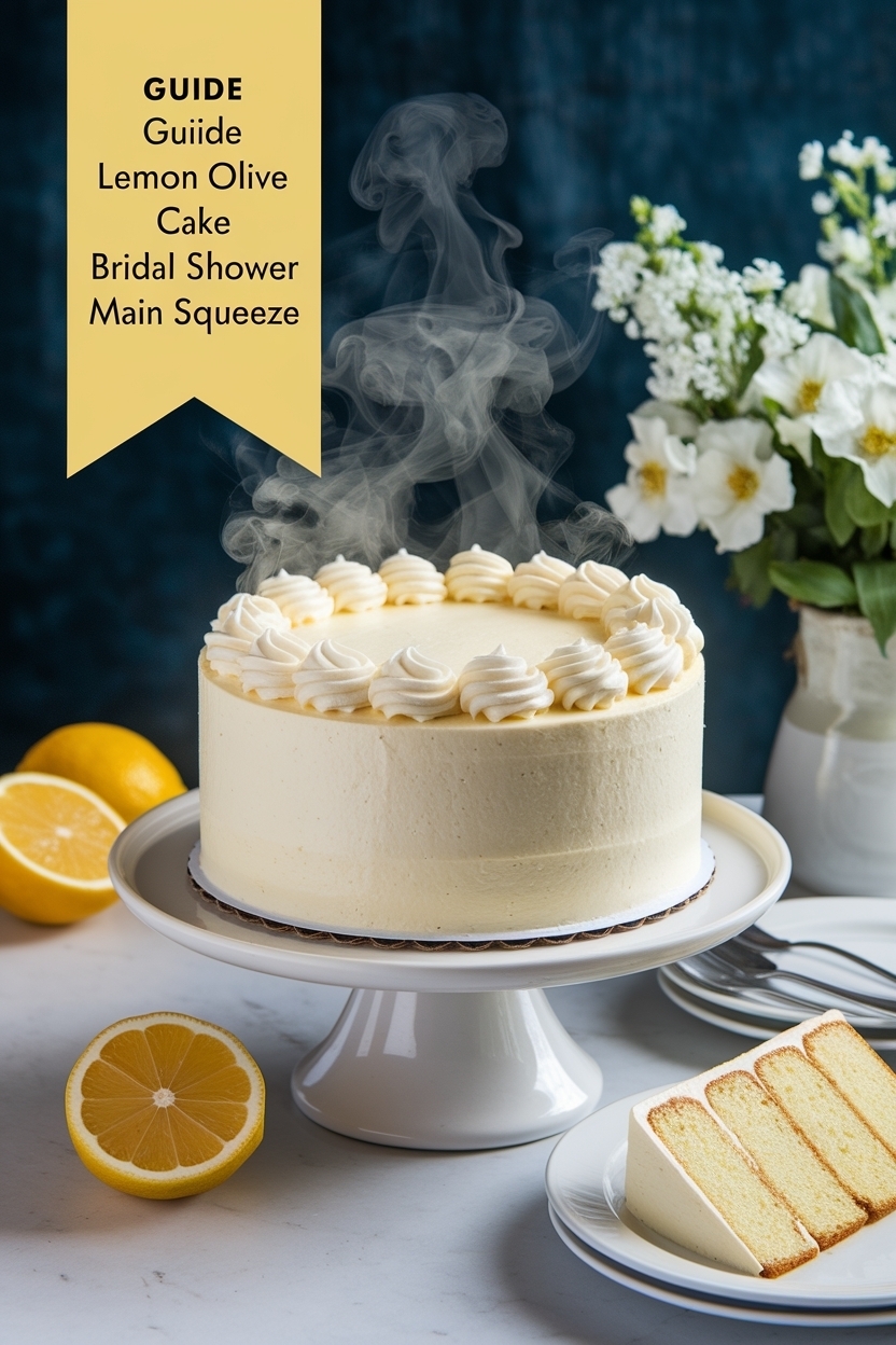 lemon olive oil cake bridal shower main squeeze