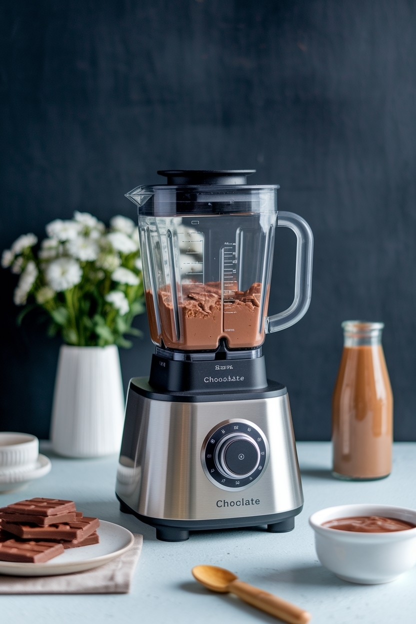 cottage cheese chocolate pudding blender