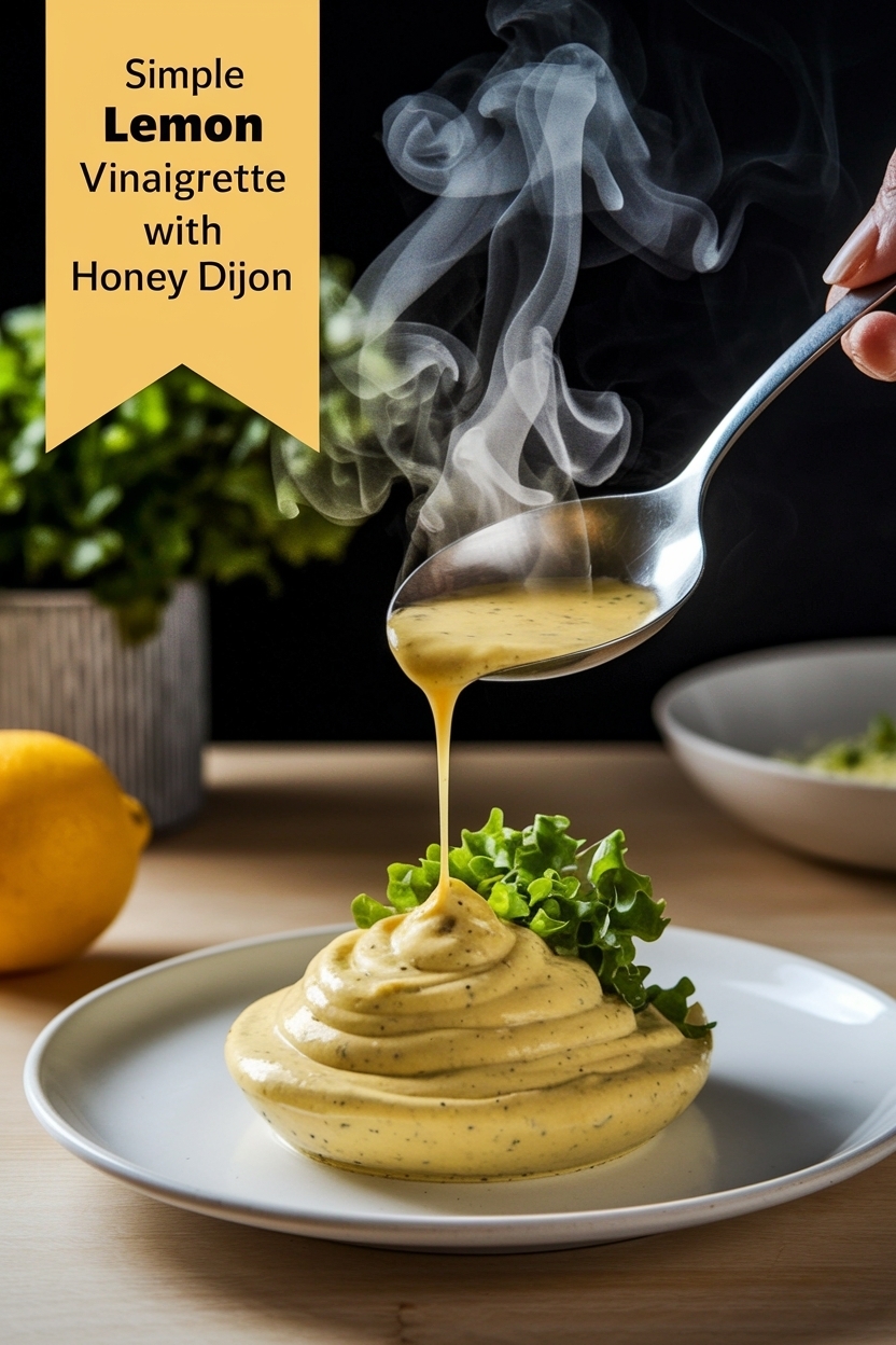 lemon vinaigrette with honey dijon