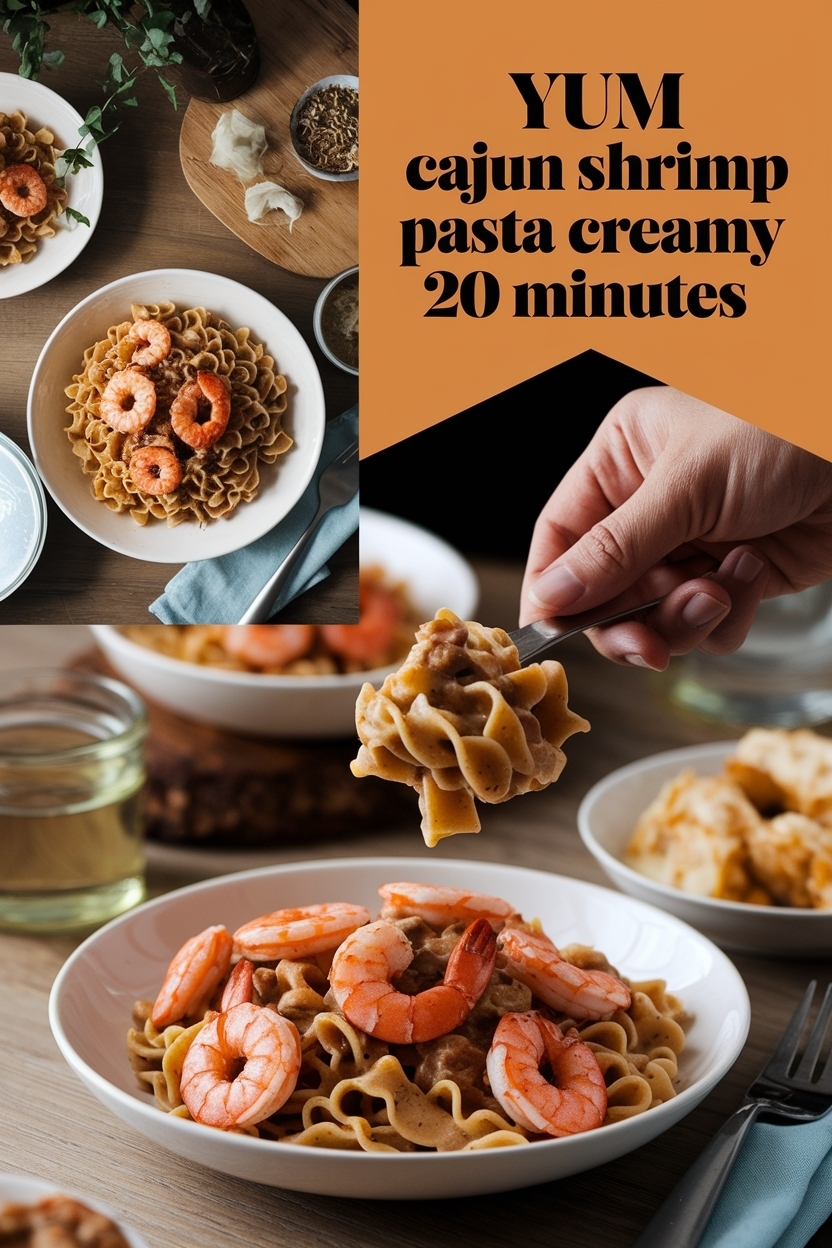 cajun shrimp pasta creamy 20 minutes