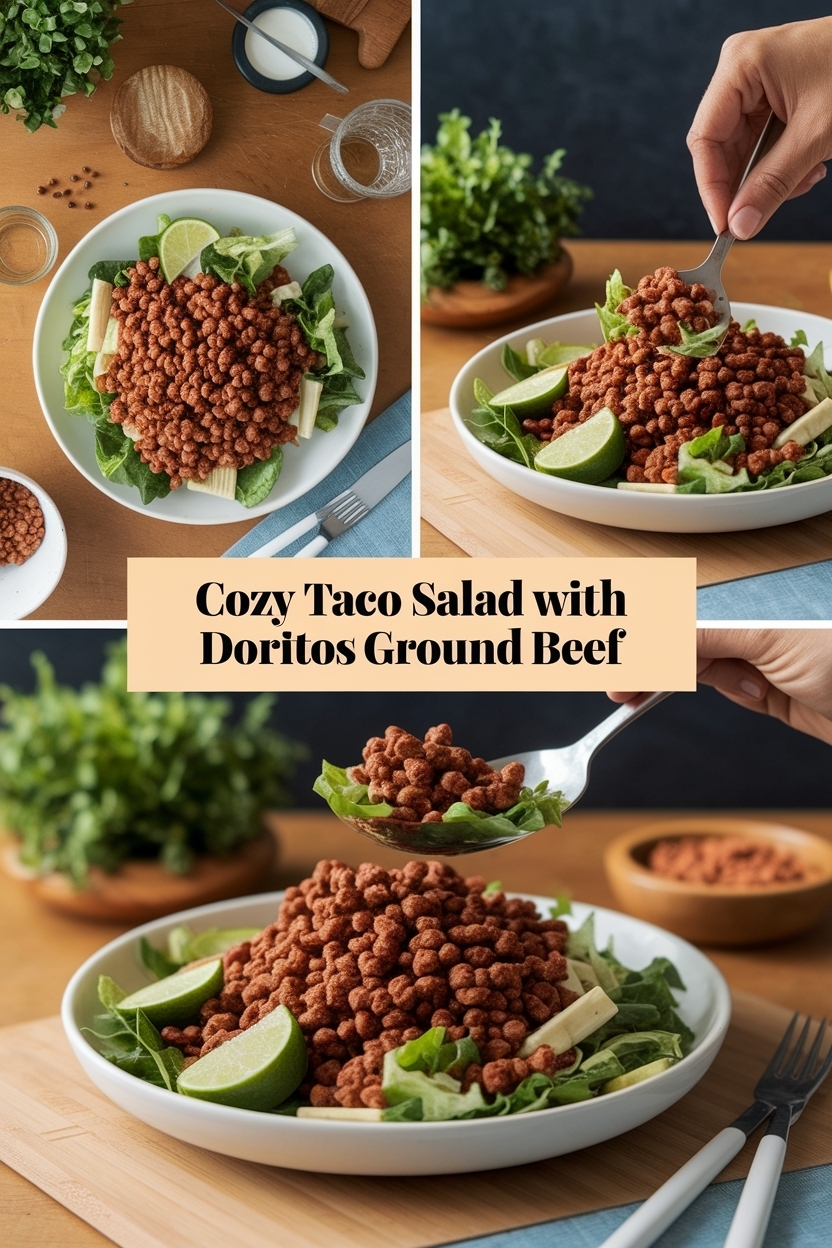 taco salad with doritos ground beef