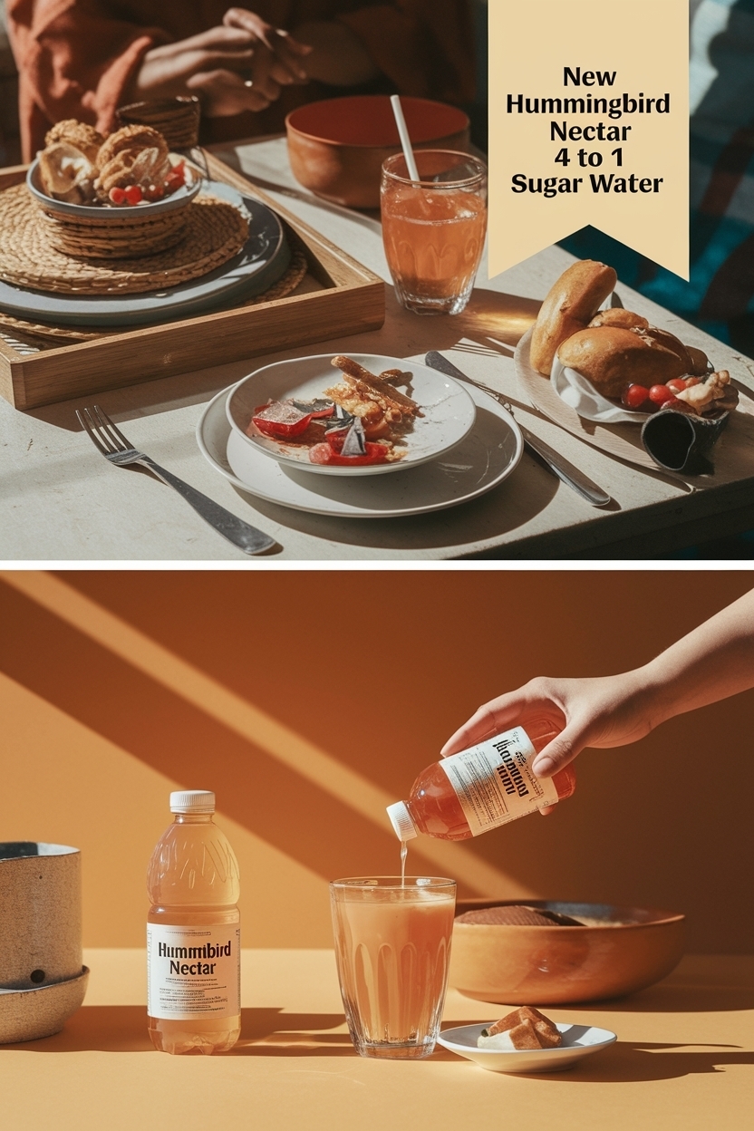 hummingbird nectar 4 to 1 sugar water