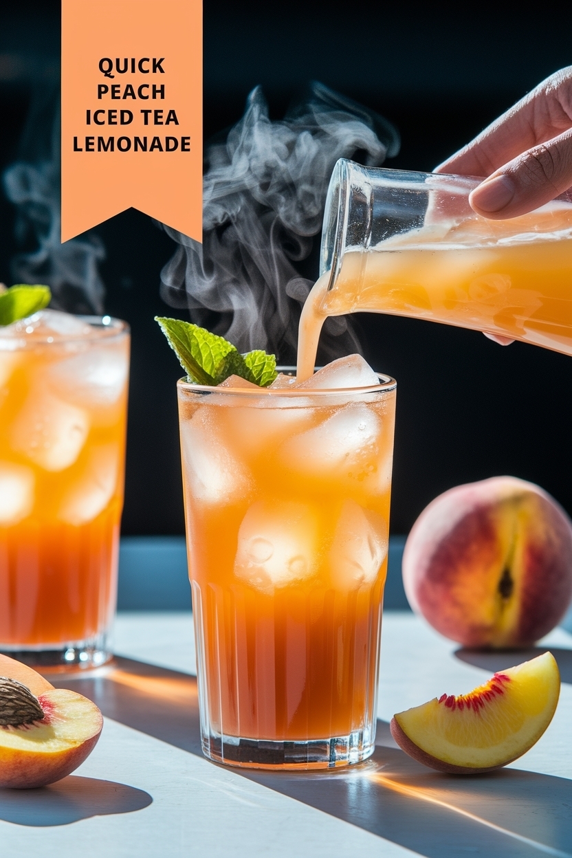 peach iced tea lemonade
