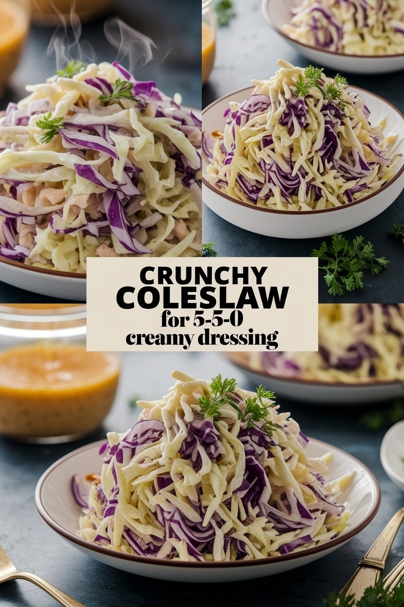coleslaw for 50 creamy dressing