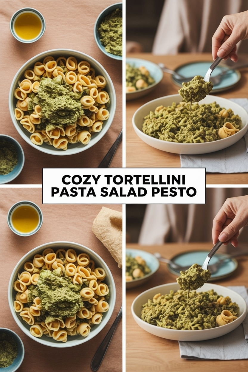 tortellini pasta salad pesto