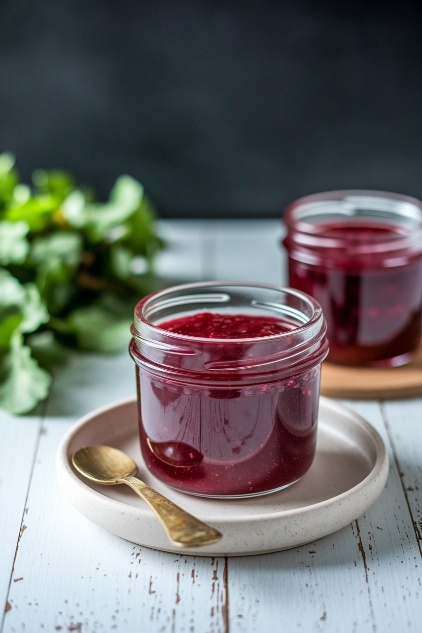 small batch rhubarb jam no pectin