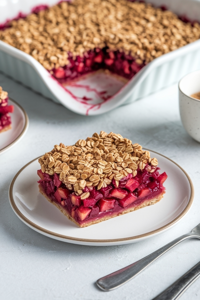 best rhubarb crisp with oats
