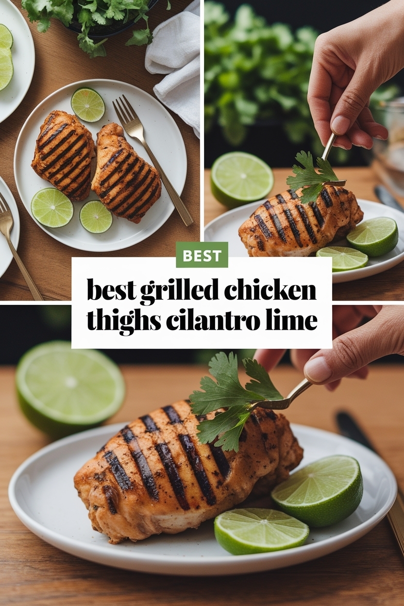 grilled chicken thighs cilantro lime