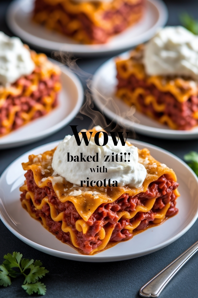 baked ziti with ricotta