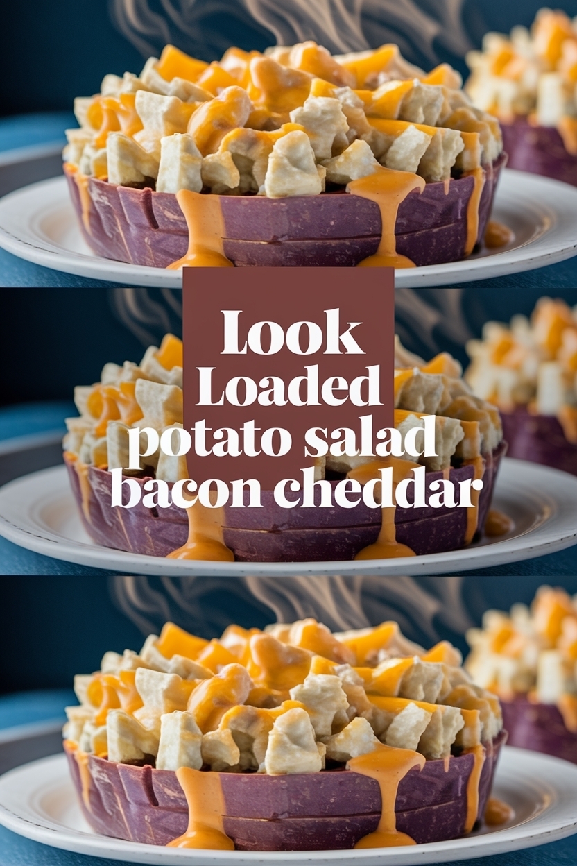loaded potato salad bacon cheddar