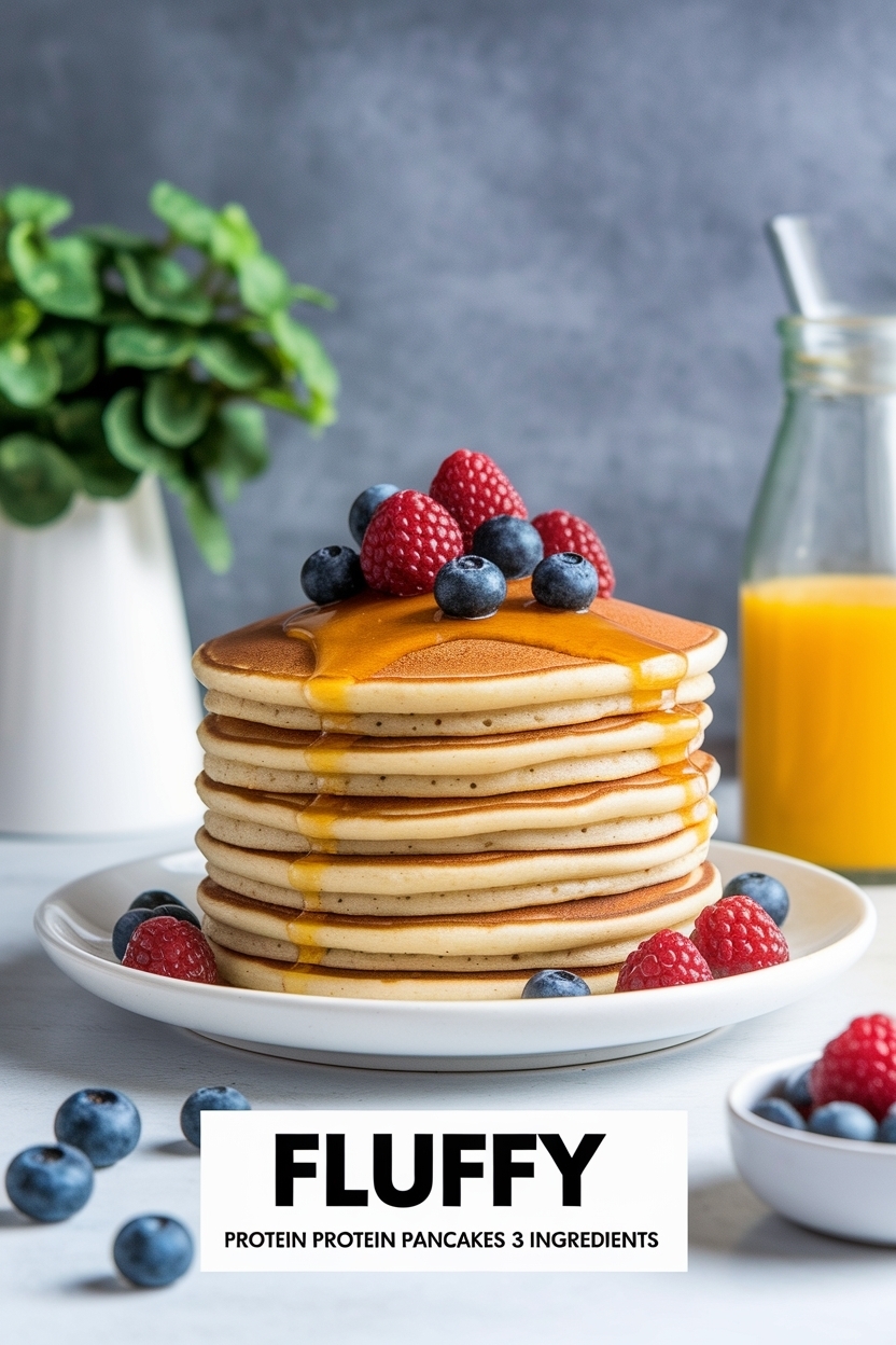 fluffy protein pancakes 3 ingredients