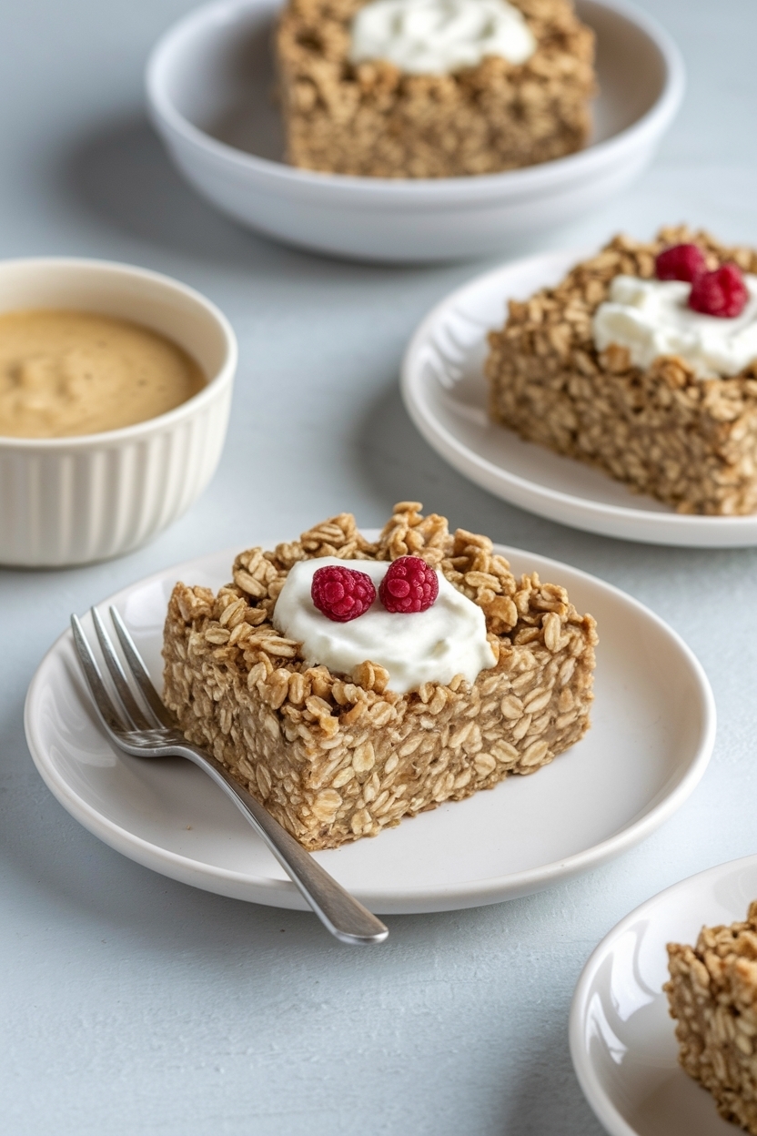 cottage cheese baked oats recipe