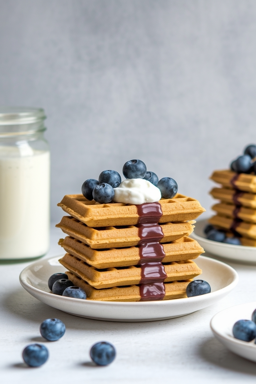 protein waffles recipe without protein powder