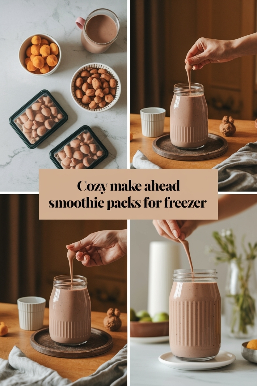 make ahead smoothie packs for freezer