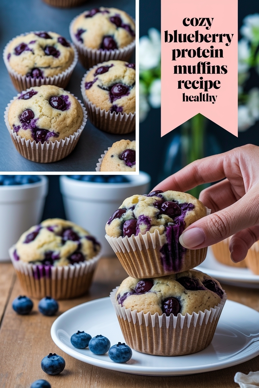 blueberry protein muffins recipe healthy