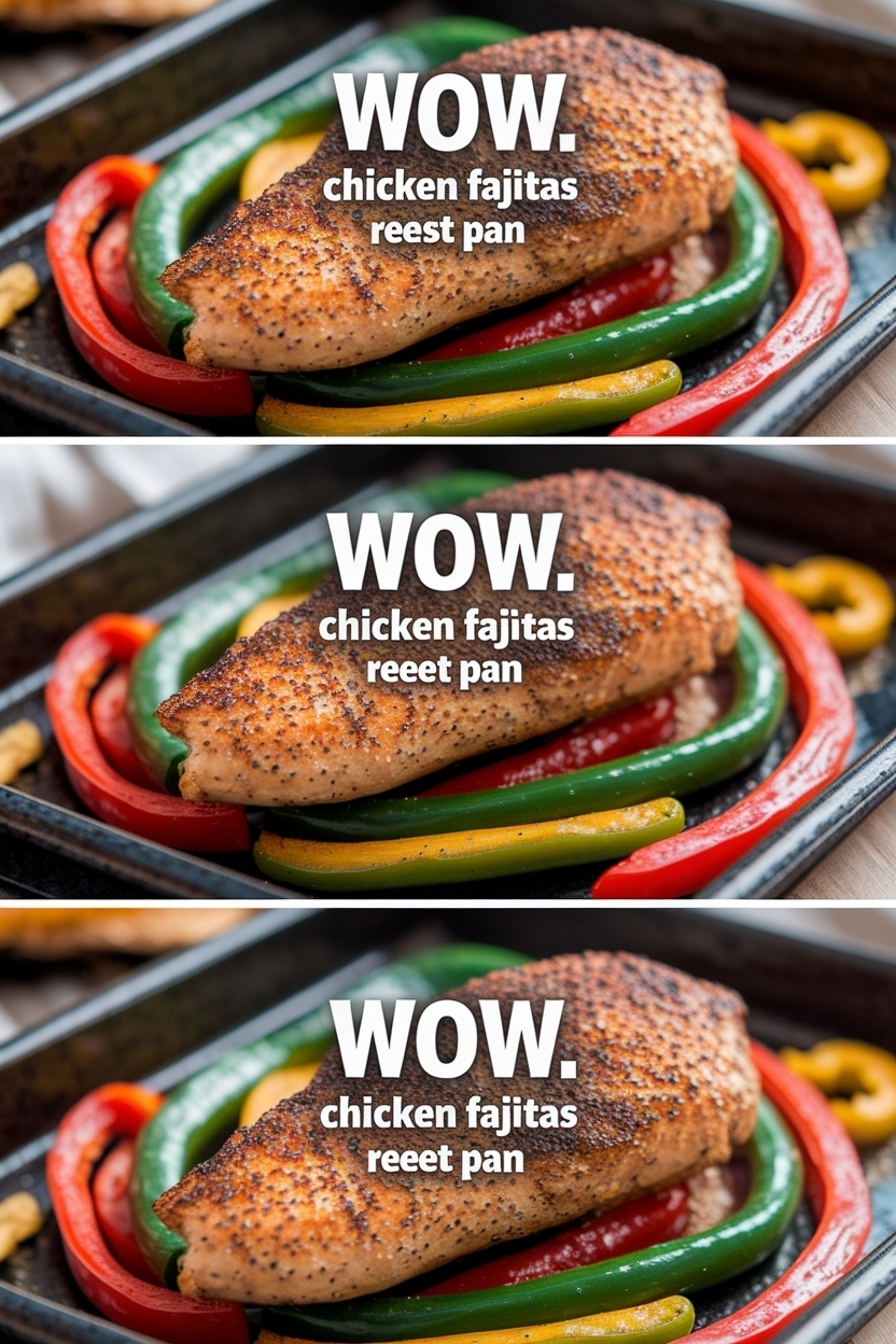chicken fajitas recipe easy sheet pan
