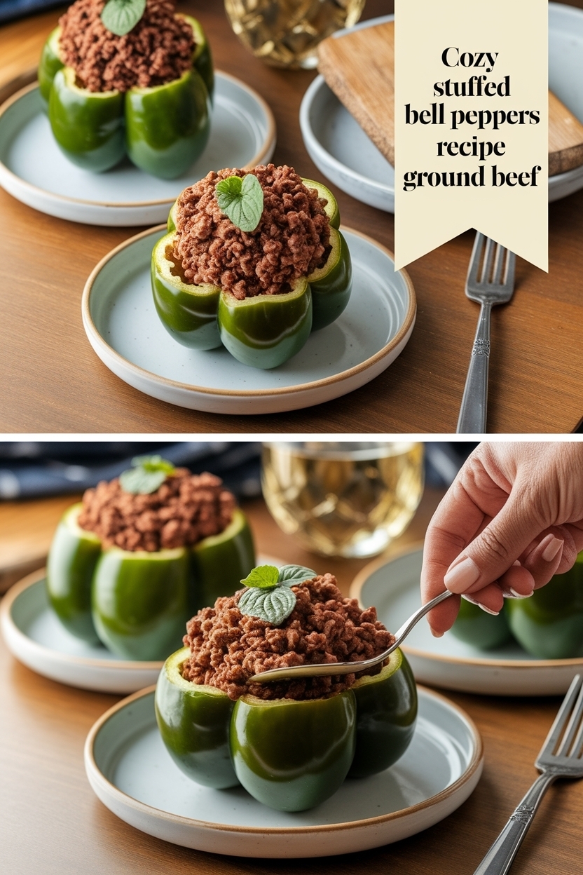 stuffed bell peppers recipe ground beef