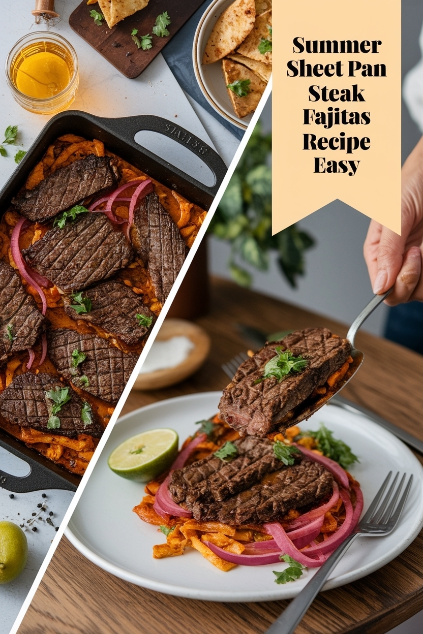 sheet pan steak fajitas recipe easy