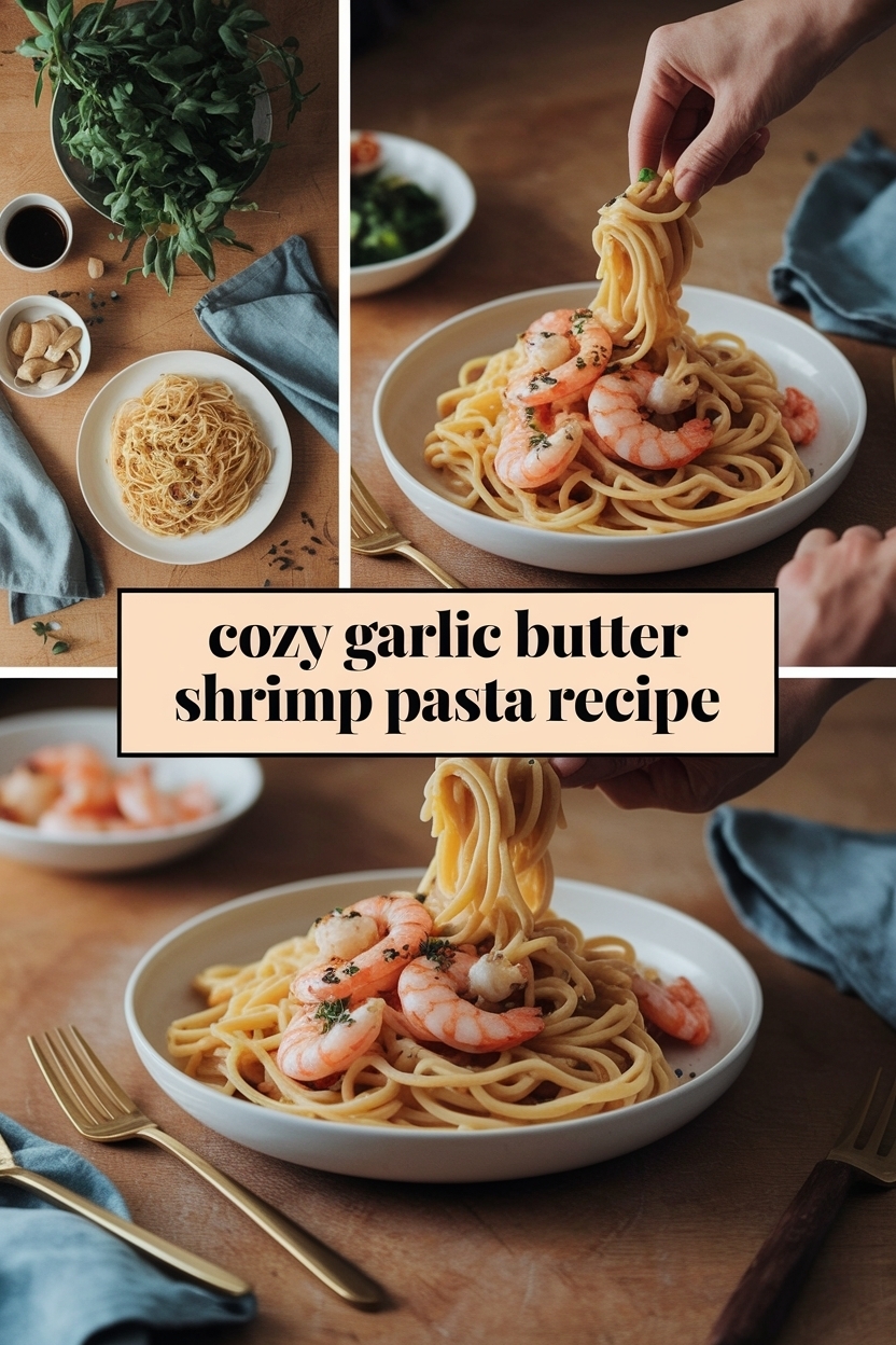 garlic butter shrimp pasta recipe