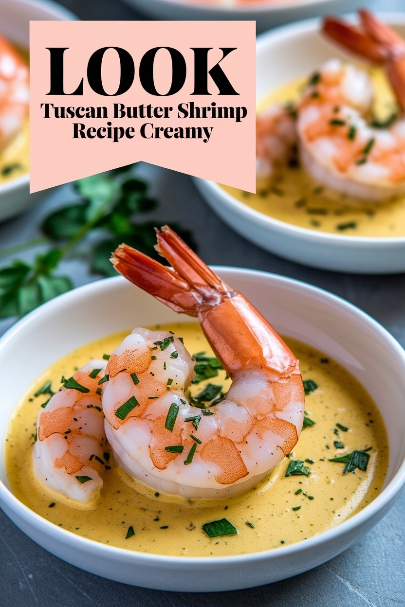 tuscan butter shrimp recipe creamy
