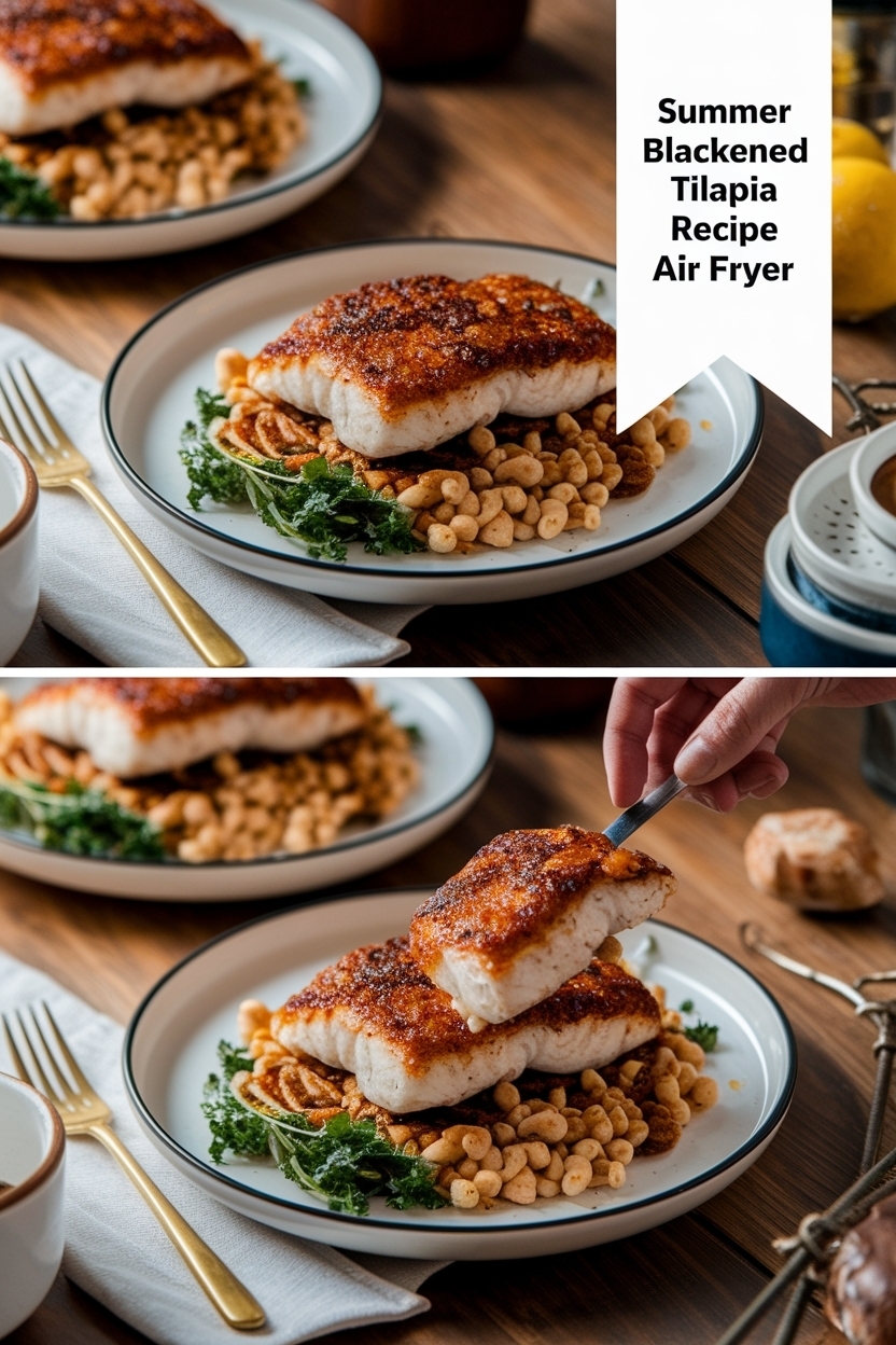 blackened tilapia recipe air fryer