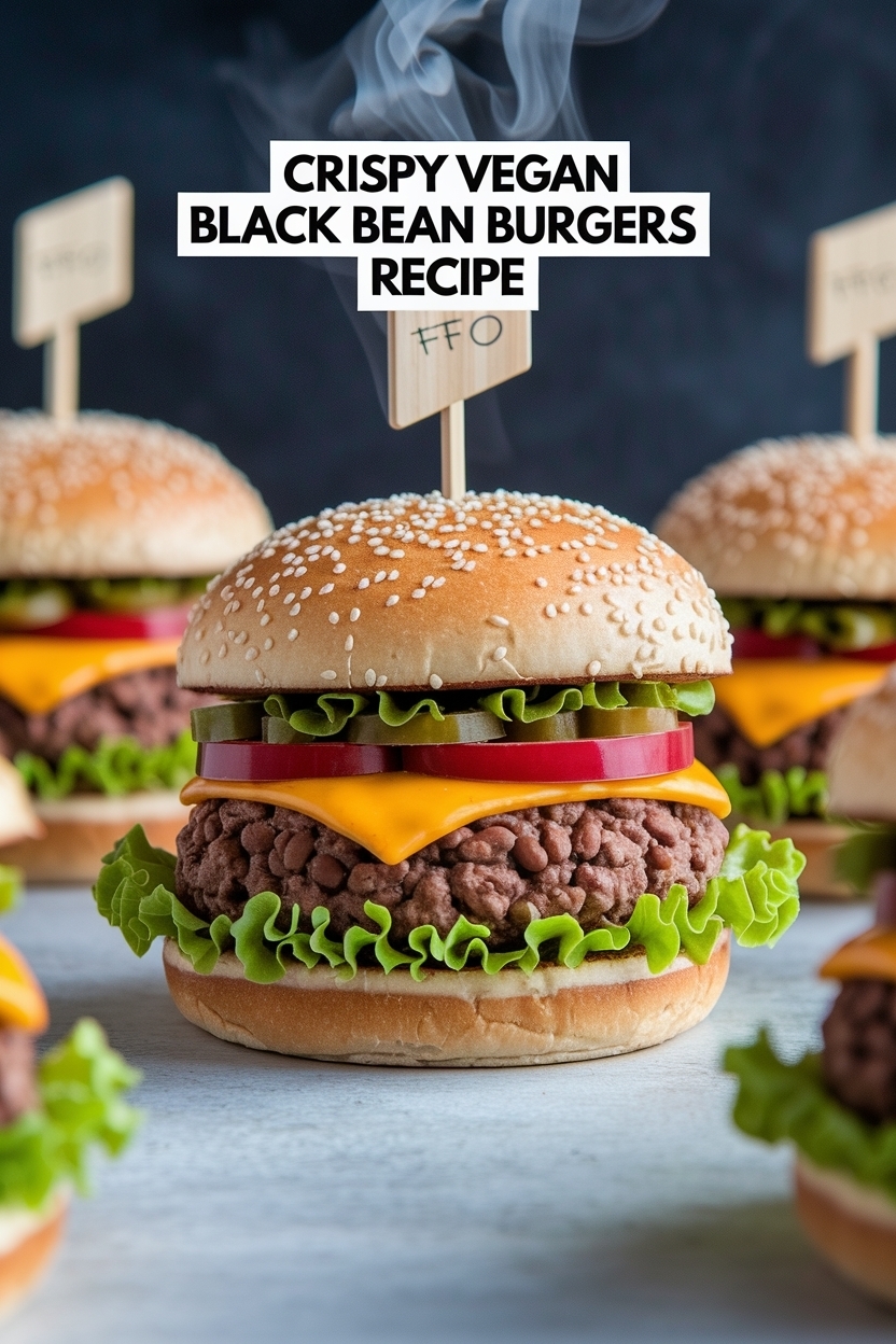 vegan black bean burgers recipe