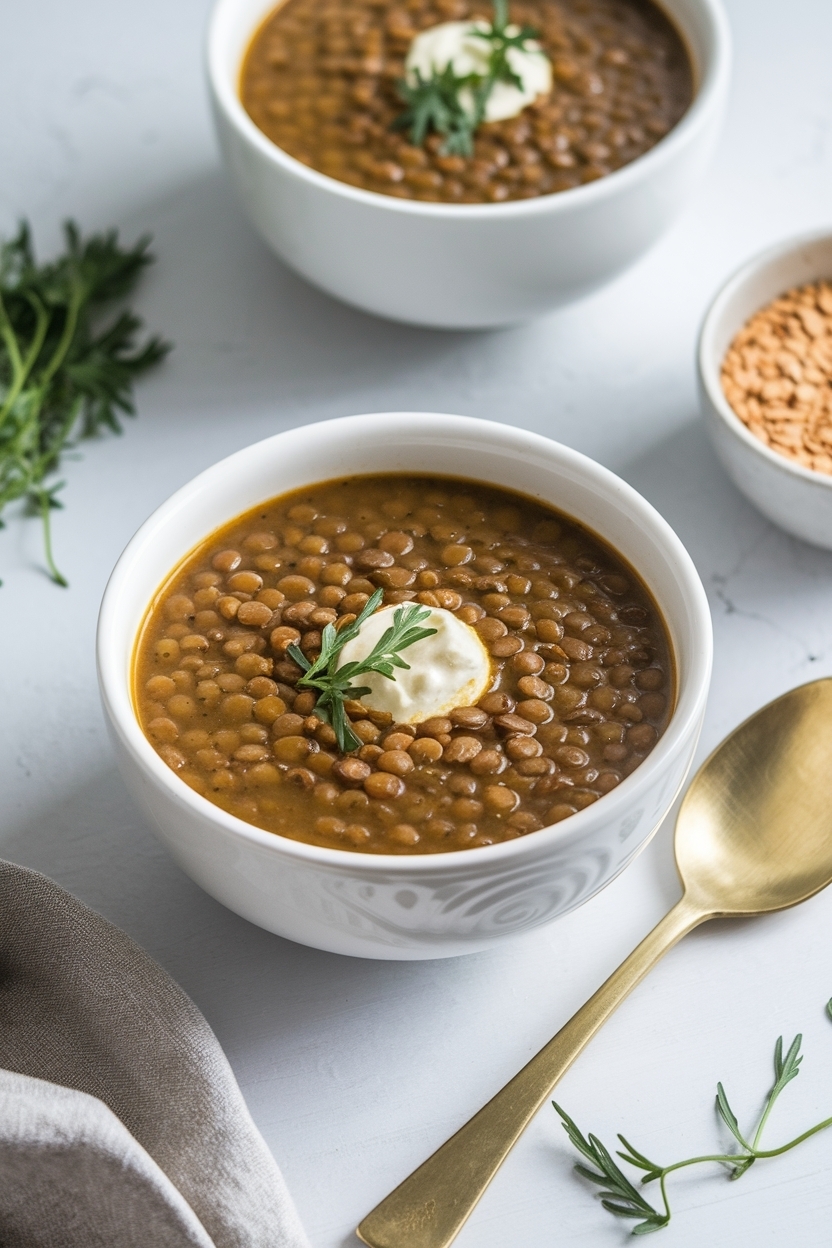 lentil soup recipe healthy vegan