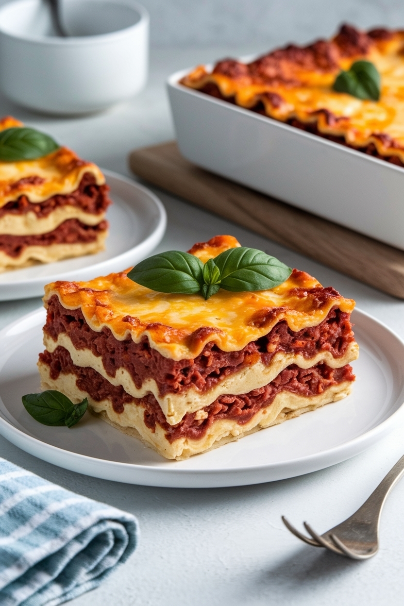 vegetarian lasagna recipe easy cheesy