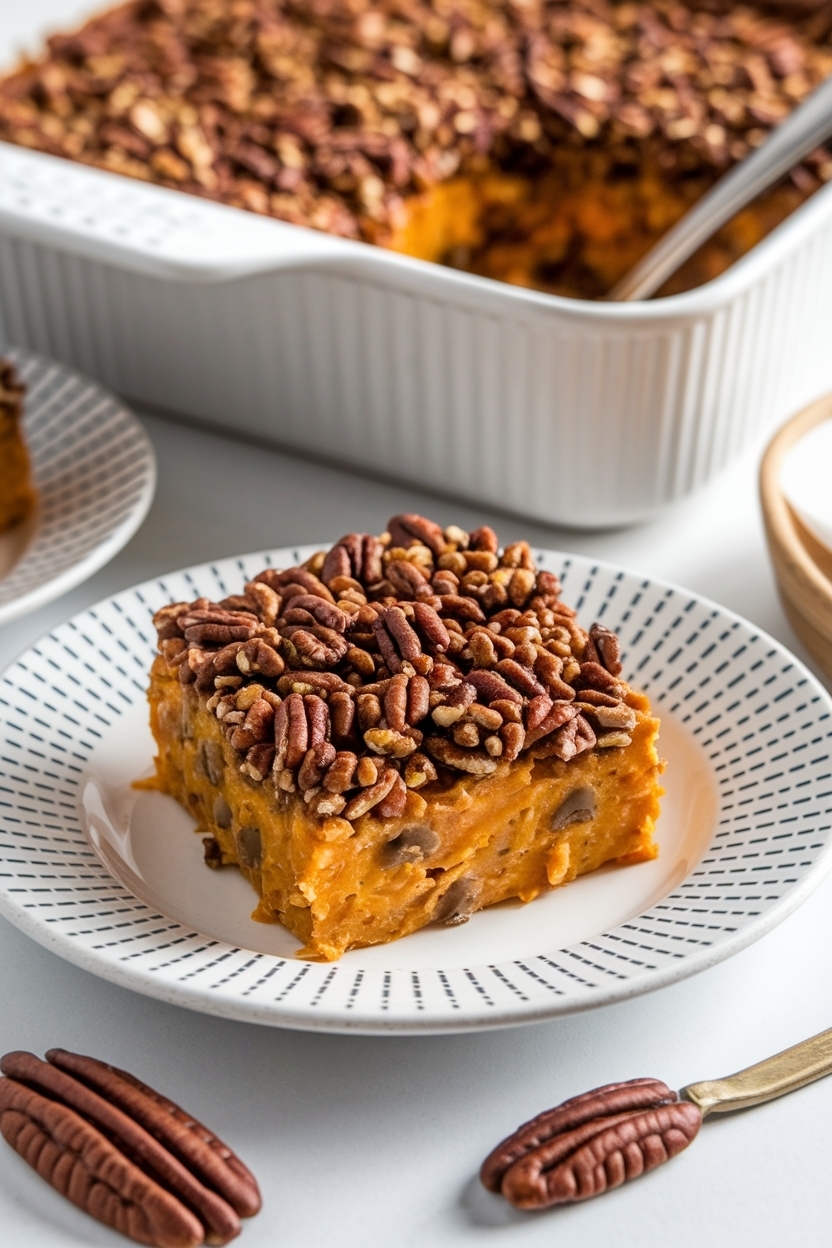 sweet potato casserole pecan streusel