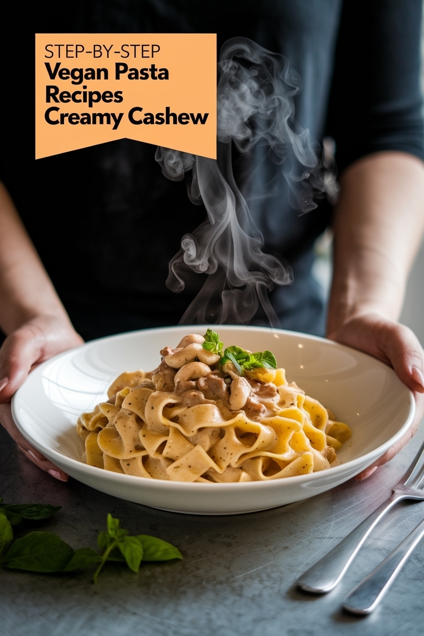 vegan pasta recipes creamy cashew