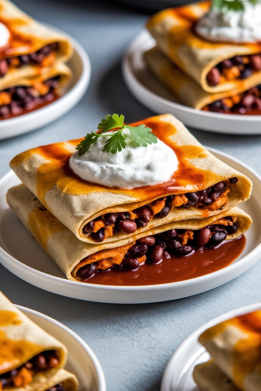 vegetarian enchiladas recipe black bean