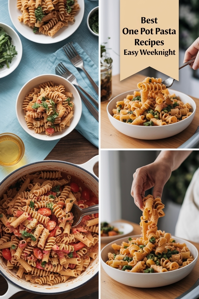 one pot pasta recipes easy weeknight