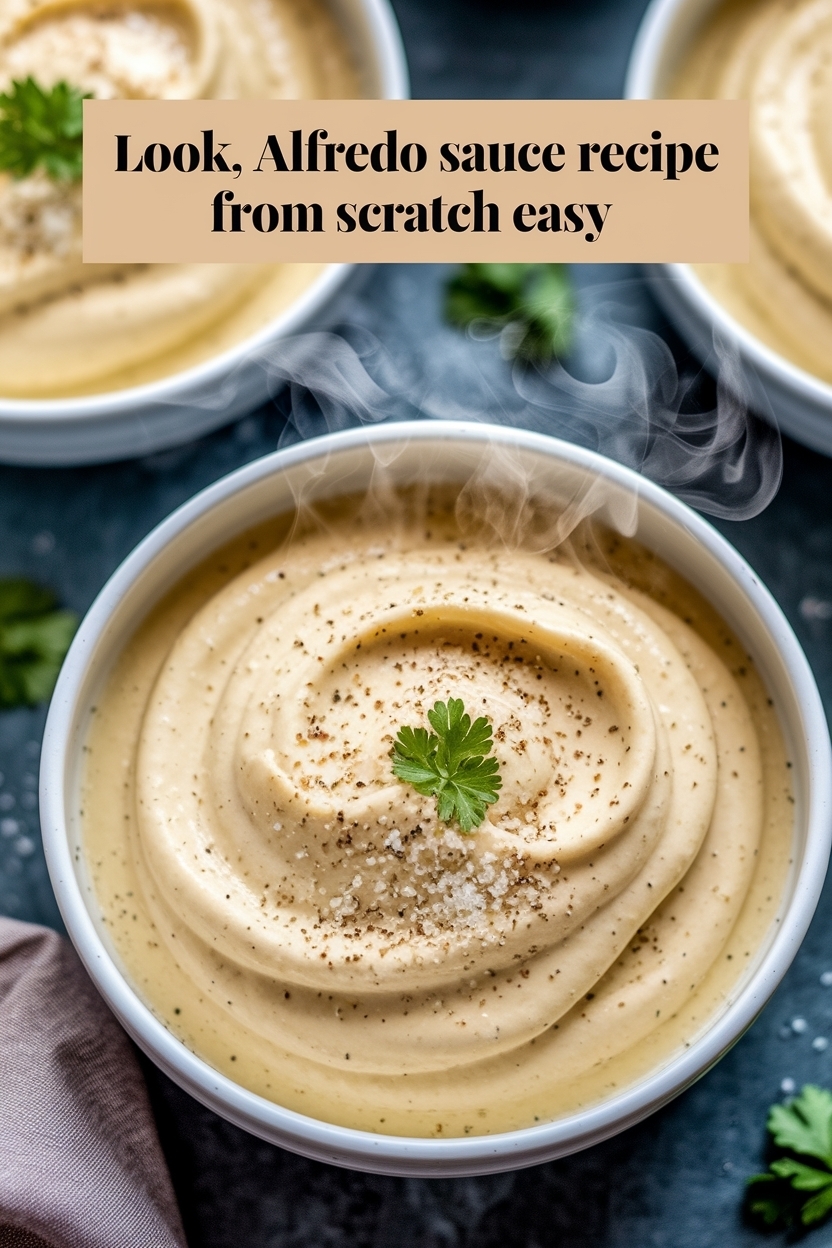 alfredo sauce recipe from scratch easy