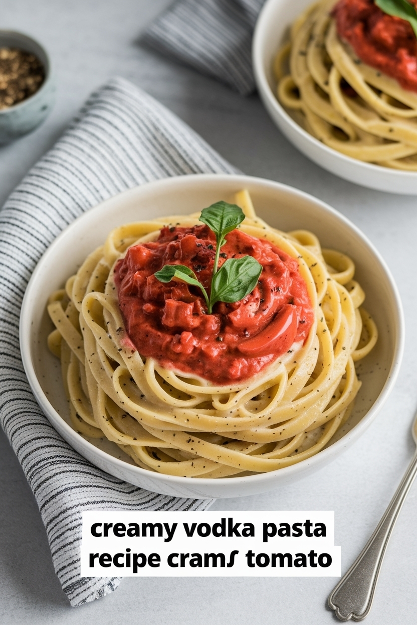 vodka pasta recipe creamy tomato