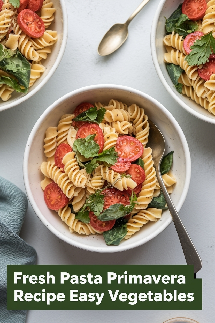 pasta primavera recipe easy vegetables