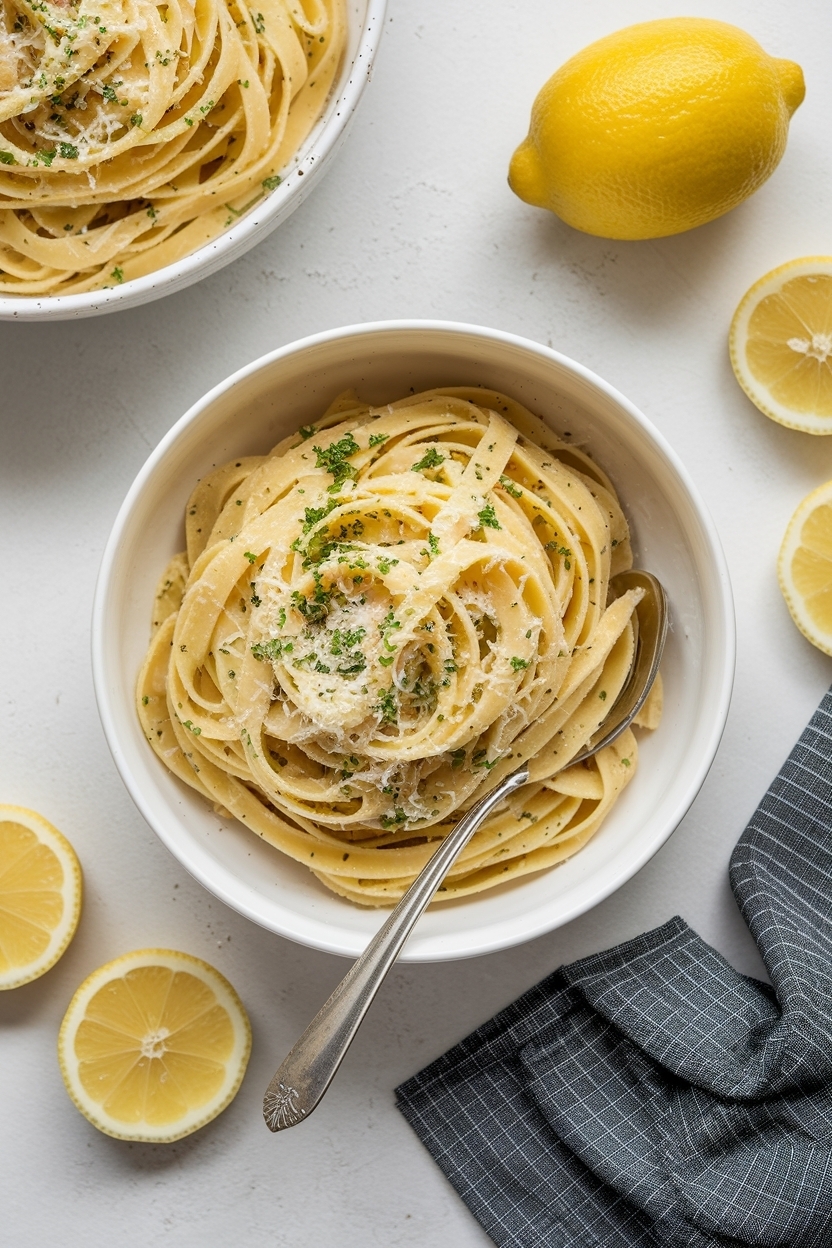 lemon garlic pasta recipe light fresh