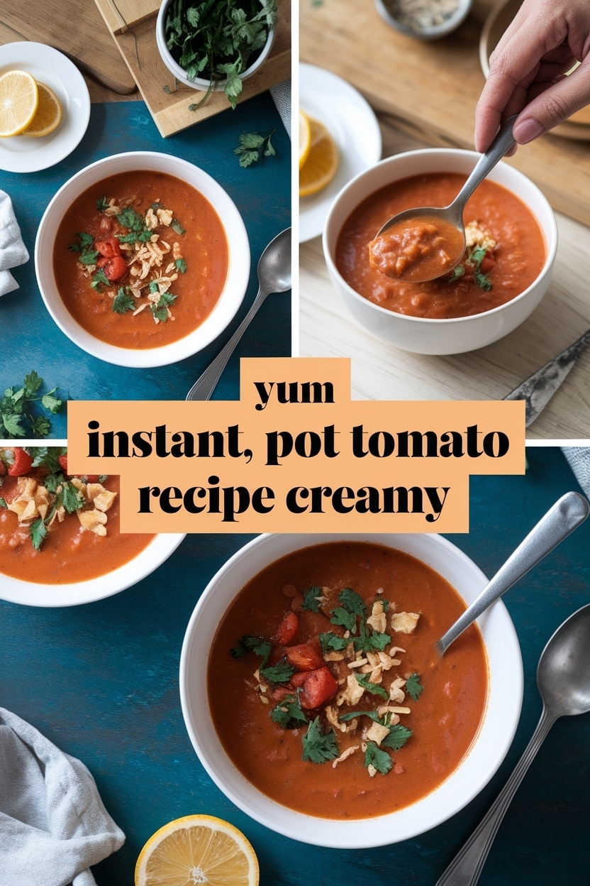 instant pot tomato soup recipe creamy