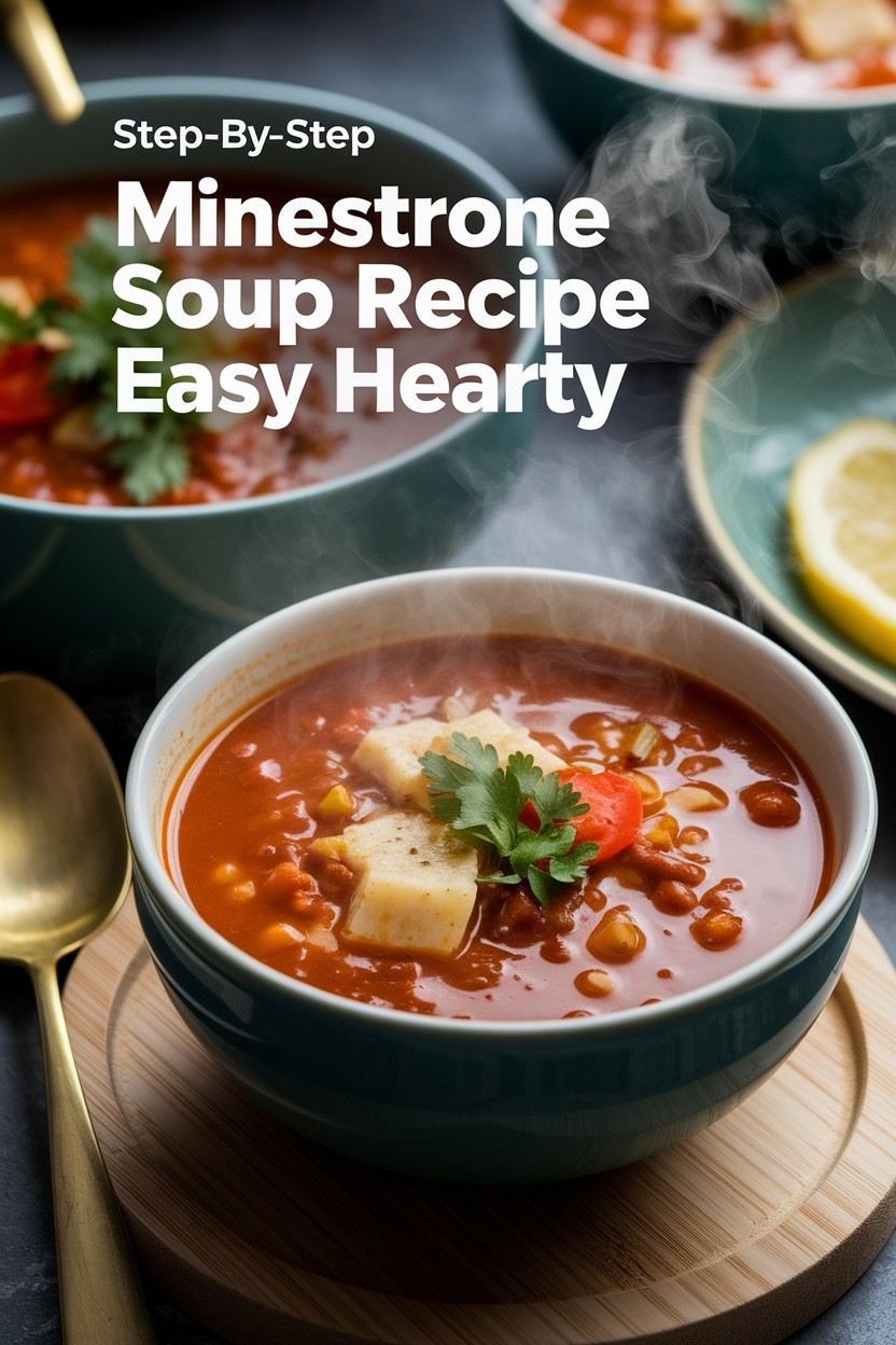 minestrone soup recipe easy hearty