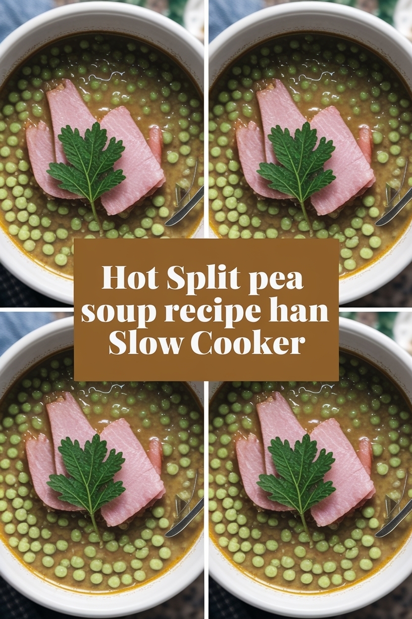 split pea soup recipe ham slow cooker