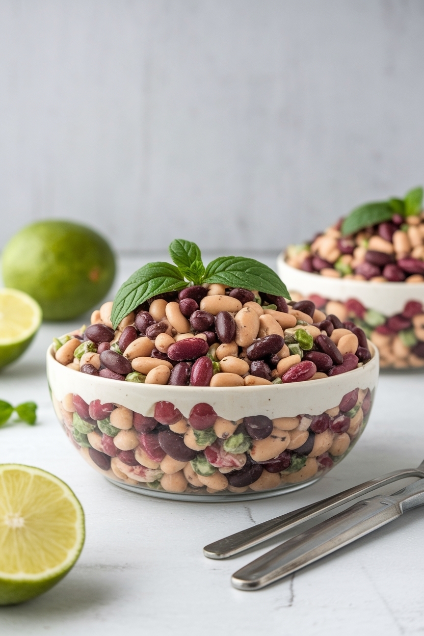 dense bean salad recipe viral tiktok