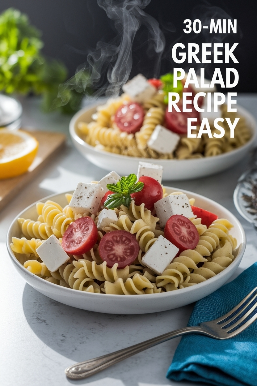 greek pasta salad recipe easy