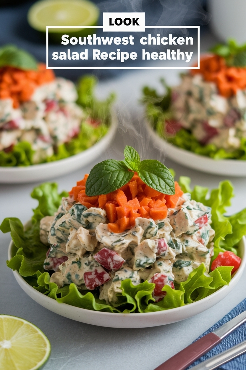 southwest chicken salad recipe healthy
