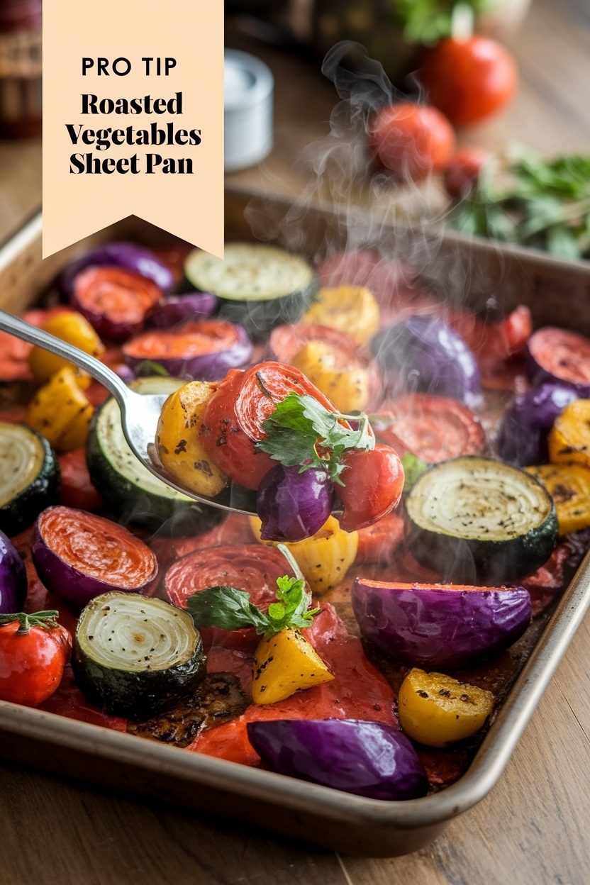 roasted vegetables recipe sheet pan