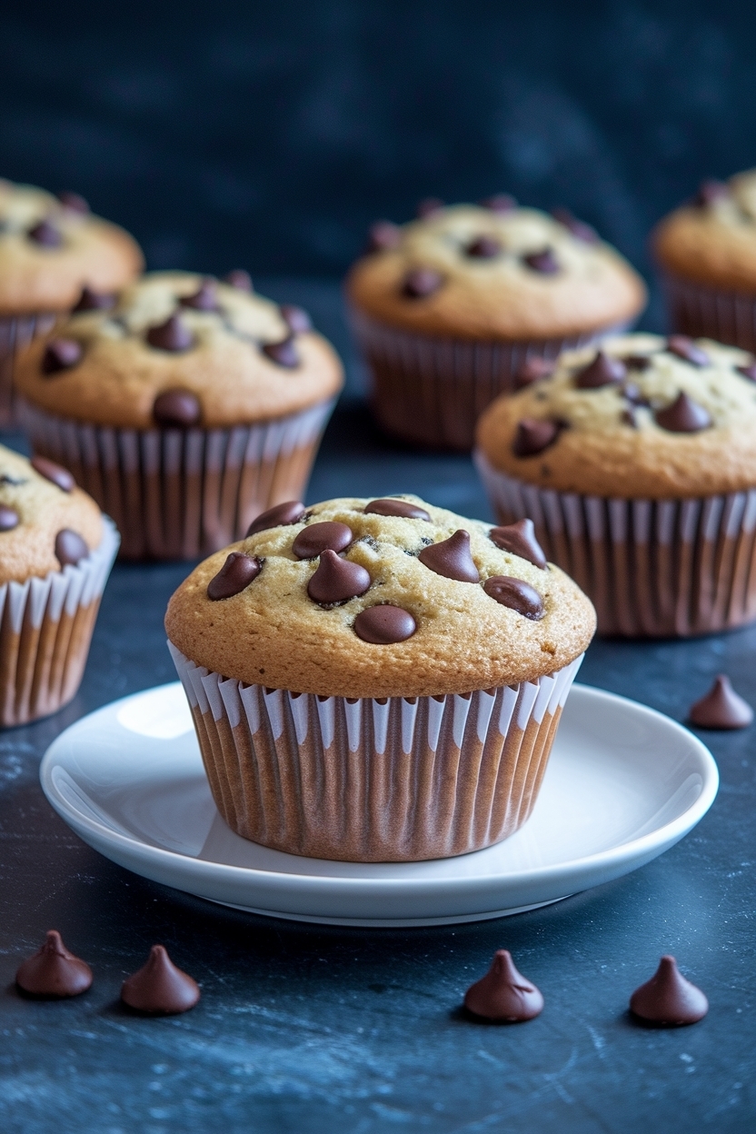 chocolate chip muffins recipe moist