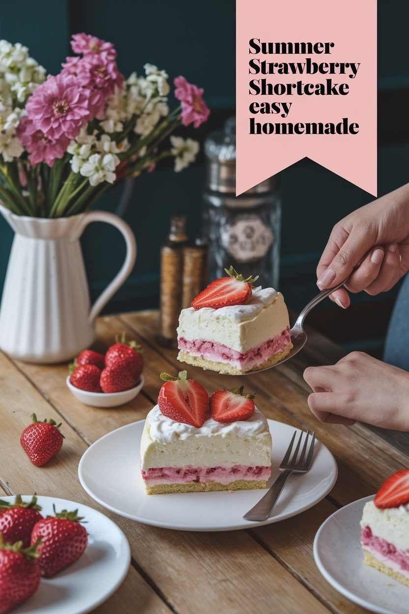 strawberry shortcake recipe easy homemade