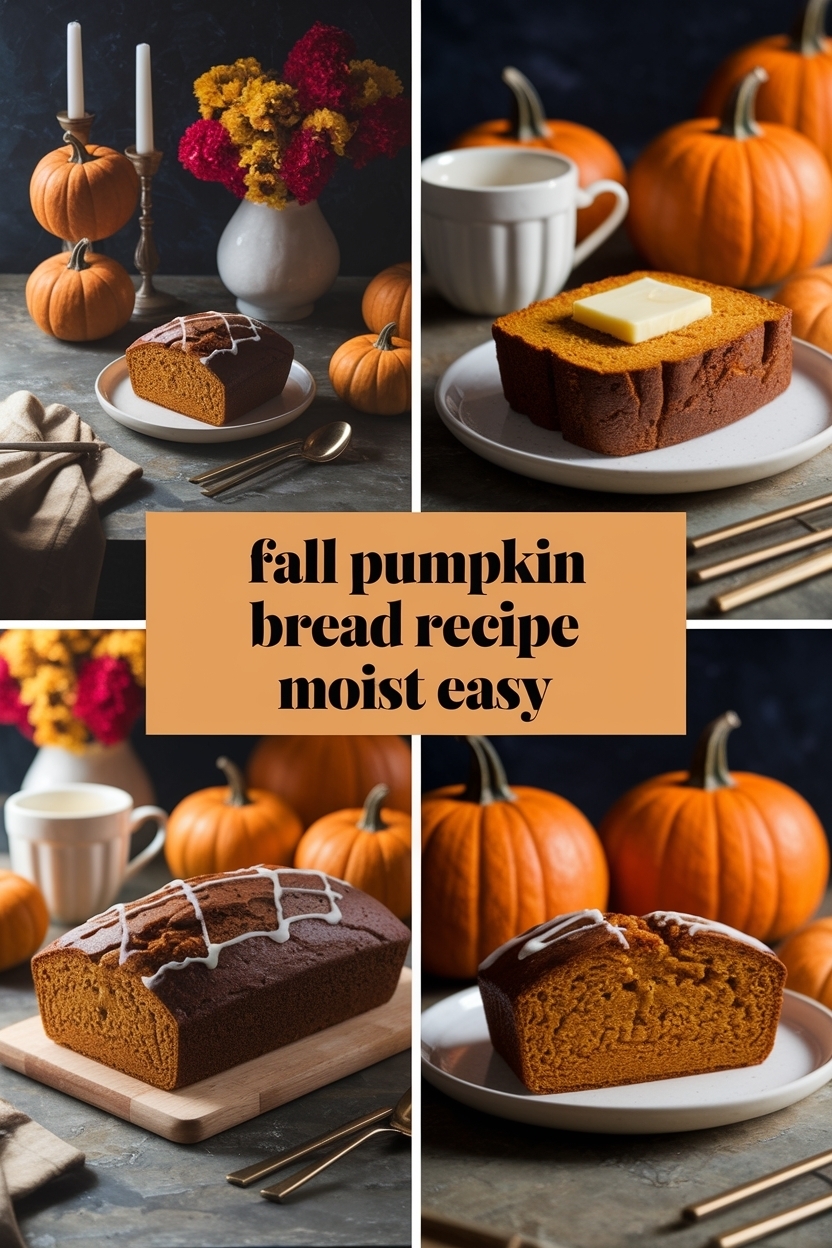 pumpkin bread recipe moist easy