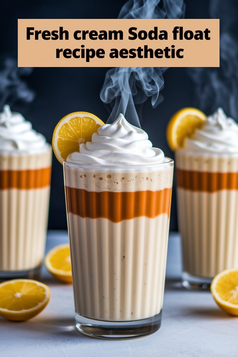 cream soda float recipe aesthetic