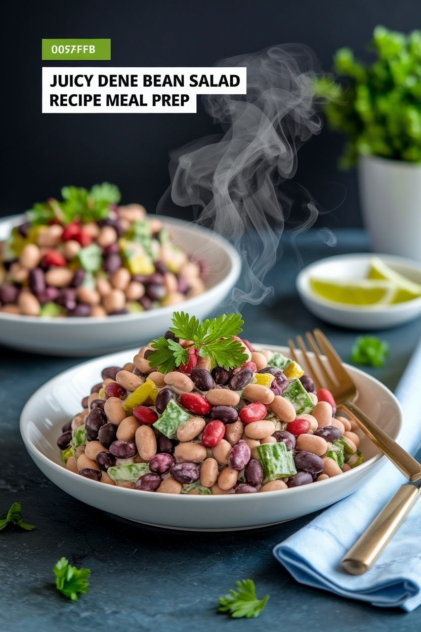 dense bean salad recipe meal prep