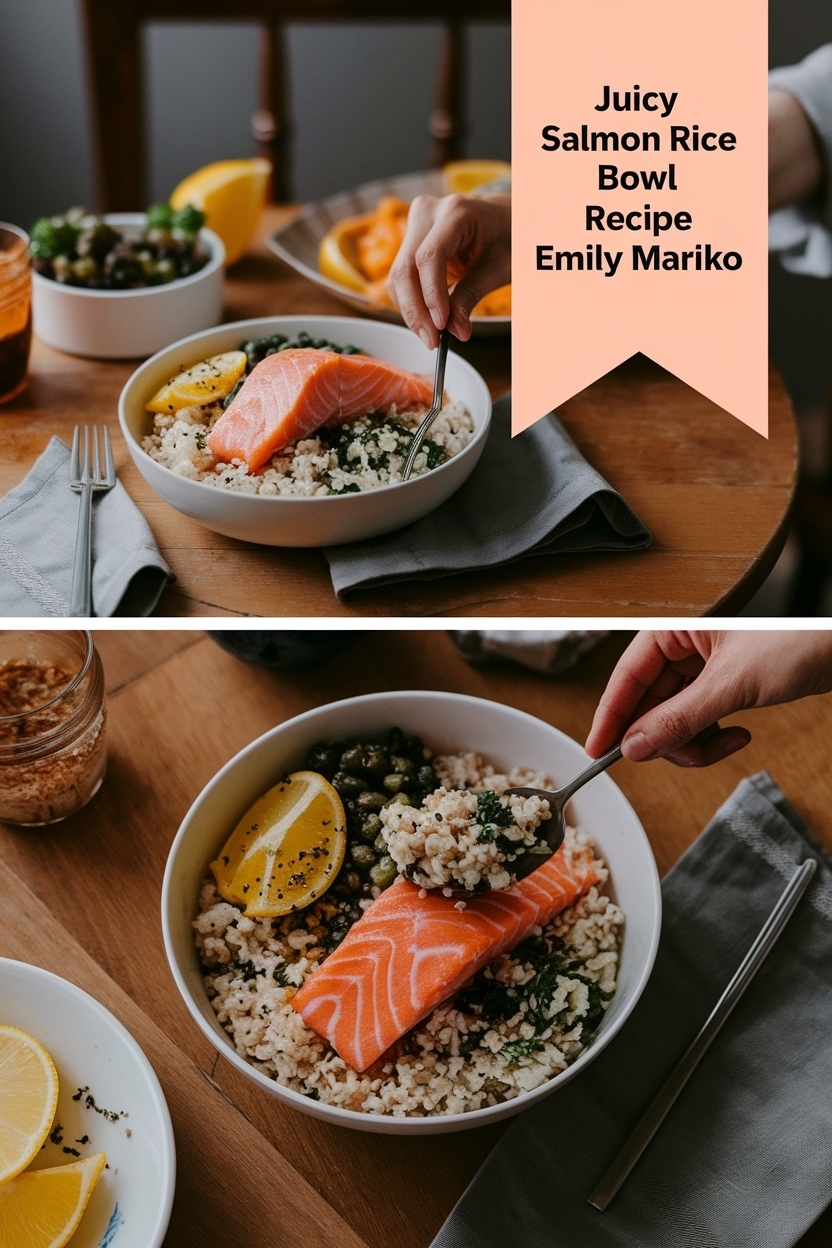 salmon rice bowl recipe emily mariko